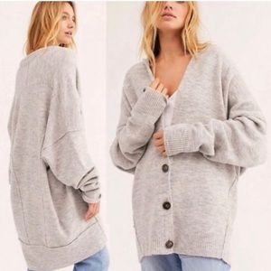 Free People Eucalyptus Cardigan